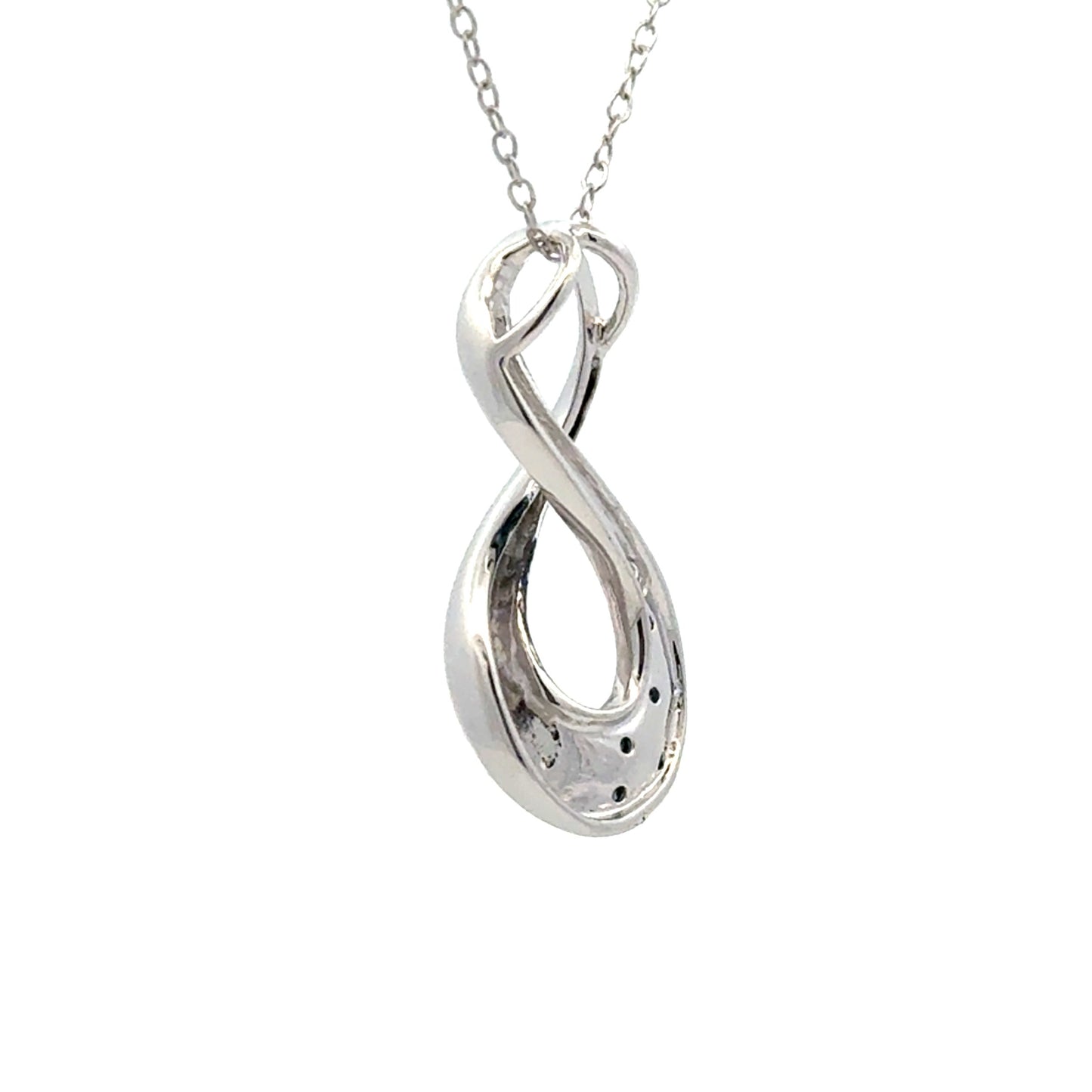 Pendentif de mode en diamant naturel en argent sterling