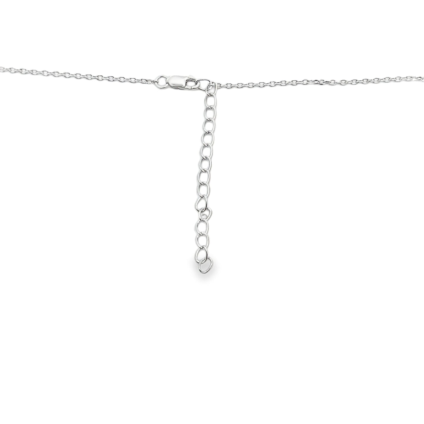 Genuine .50ct Cross Religious Pendant in Sterling Silver