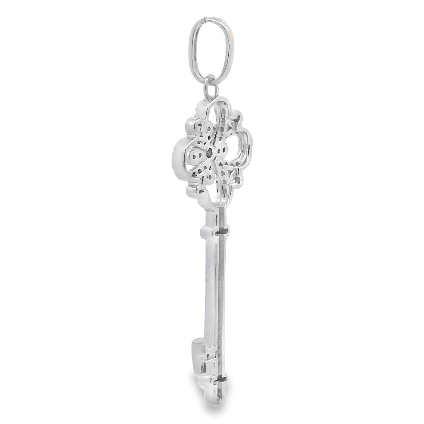 .66ct Pendentif de Mode en Moissanite en Argent Sterling
