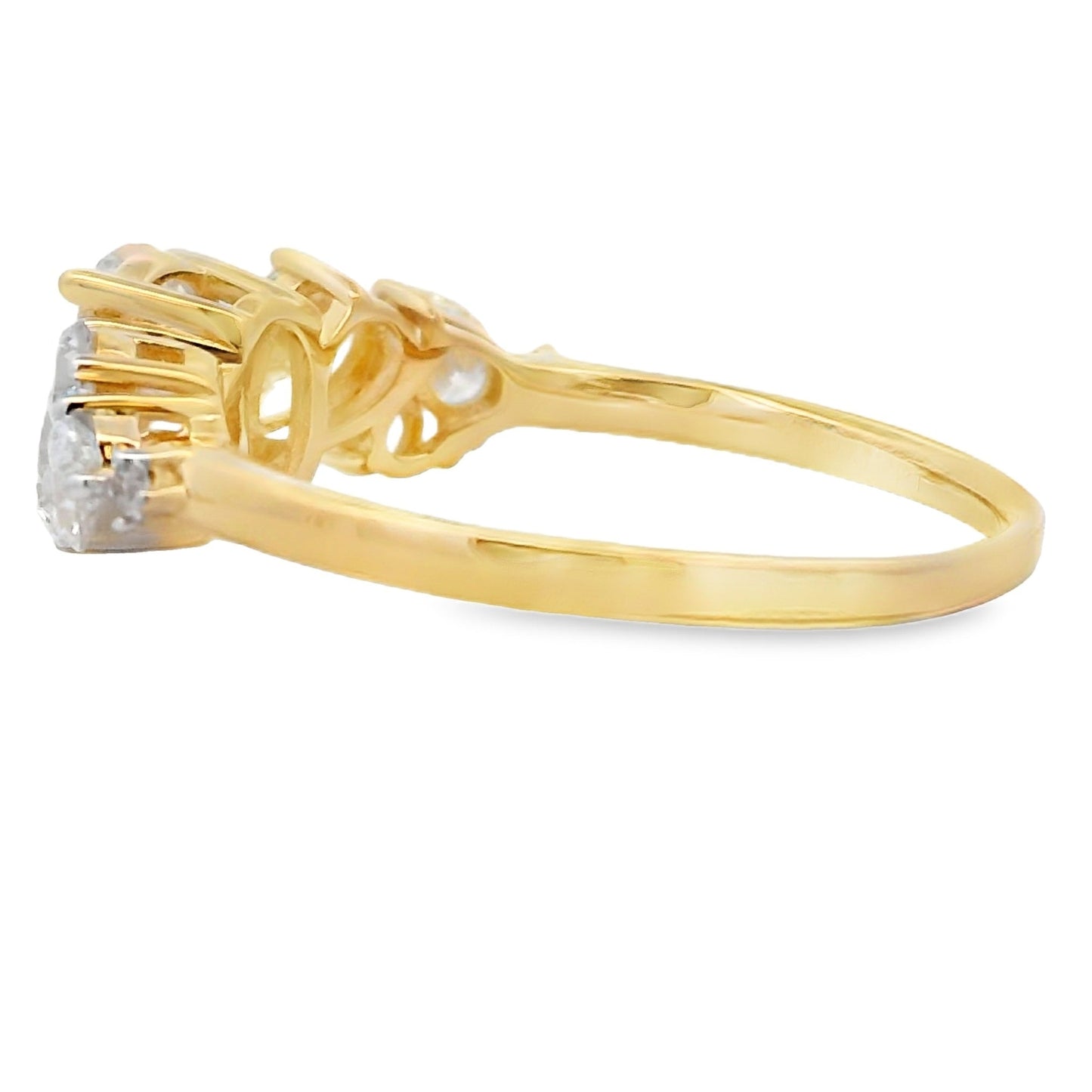1.50ct Lab Grown Diamond Engagement Ring in 10KT Yellow Gold