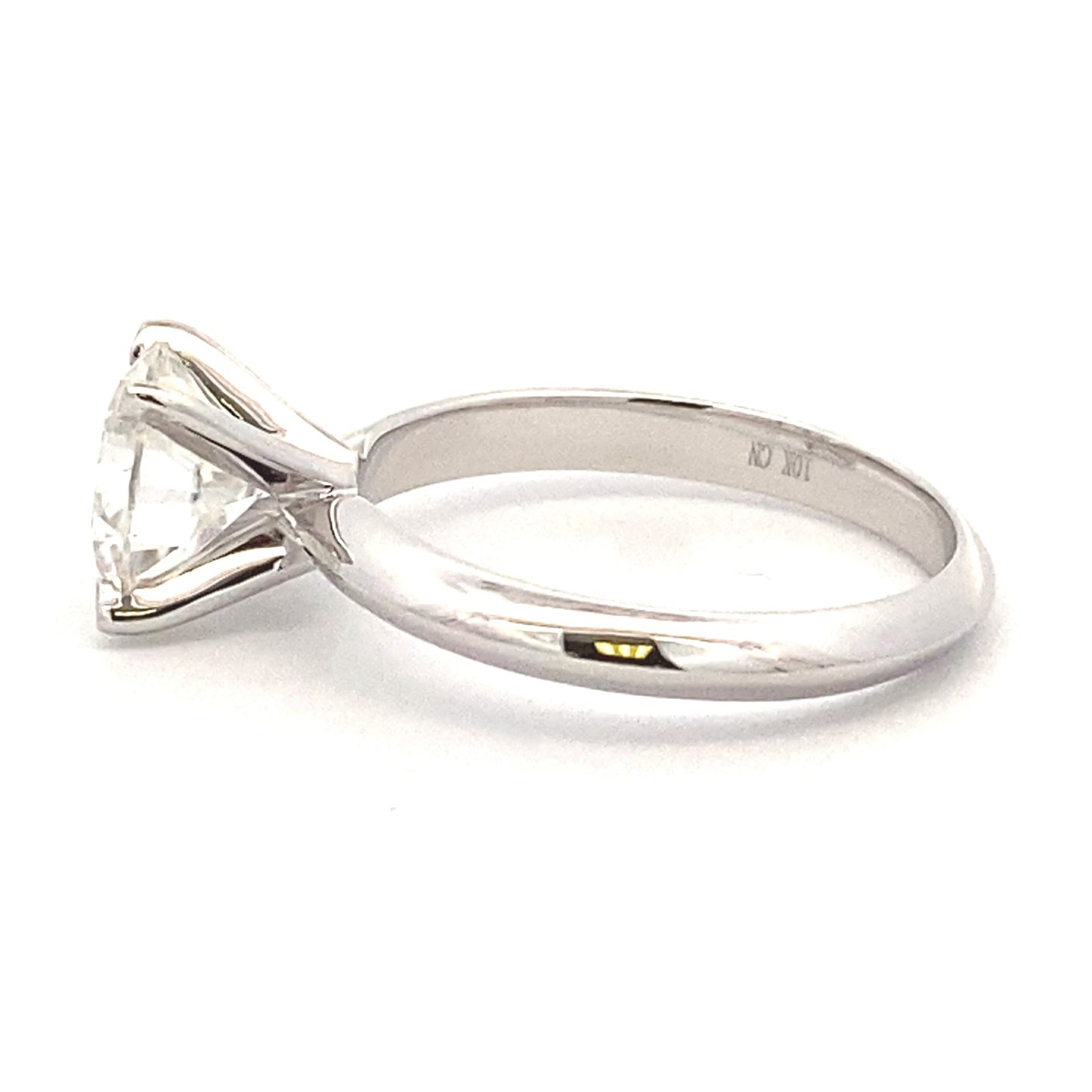Bague de fiançailles en moissanite naturel de 1,75 ct en argent sterling