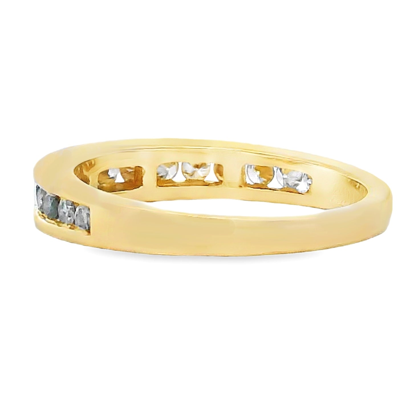 .35ct Diamond Wedding Band Ring in 14KT Yellow Gold