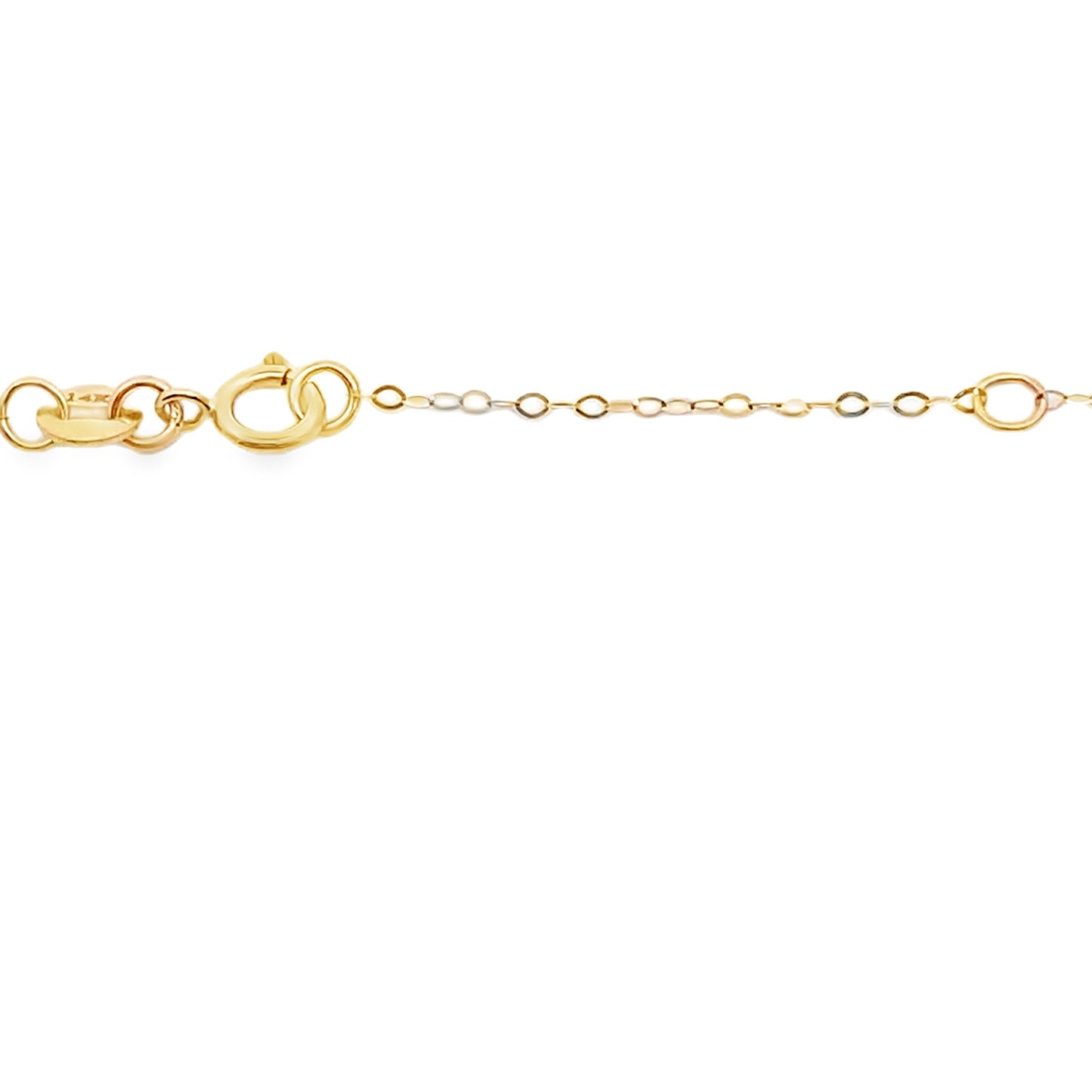 Pendentif de mode en diamant saphir en or jaune 14KT