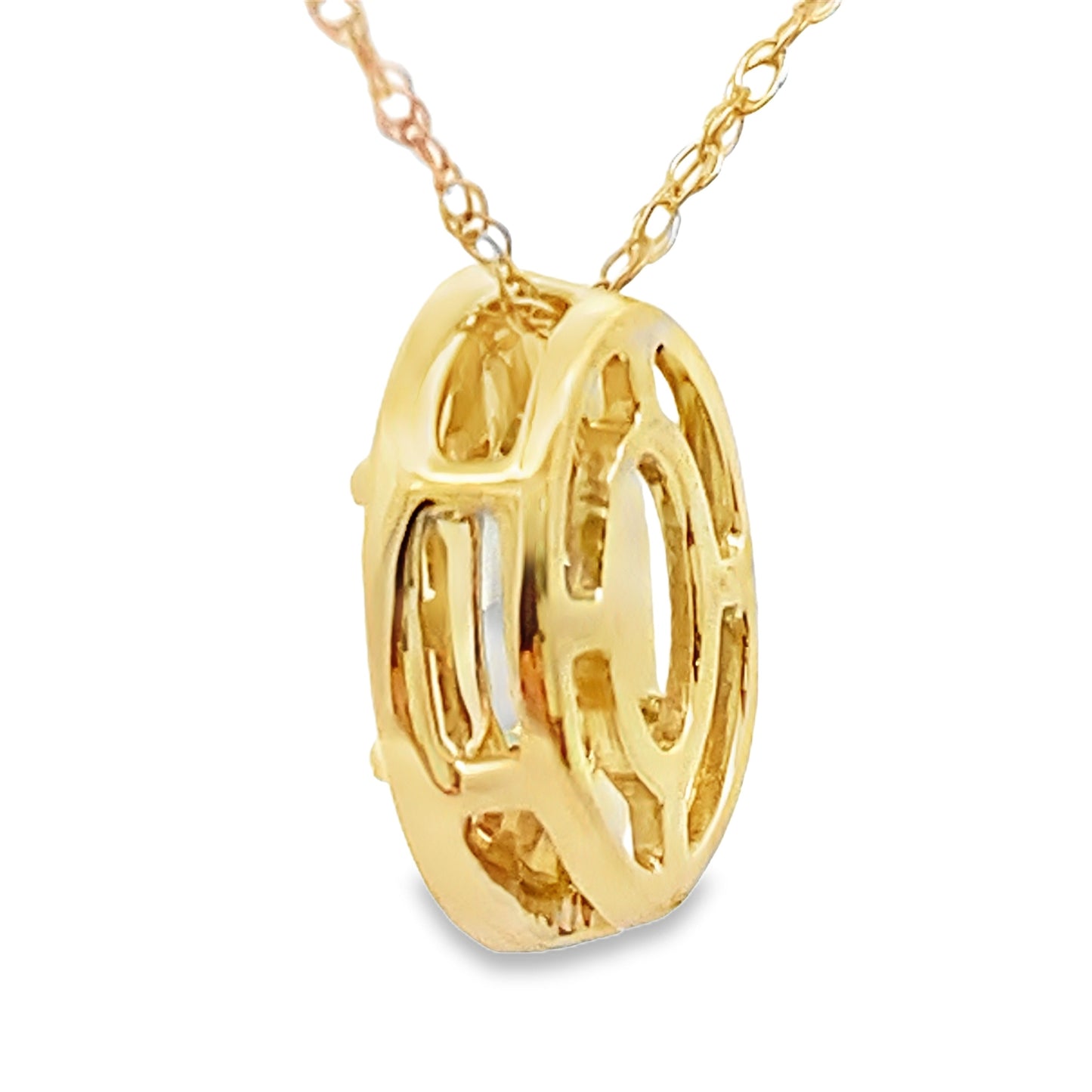 Pendentif Mystic Fire Topaz en or jaune 10KT