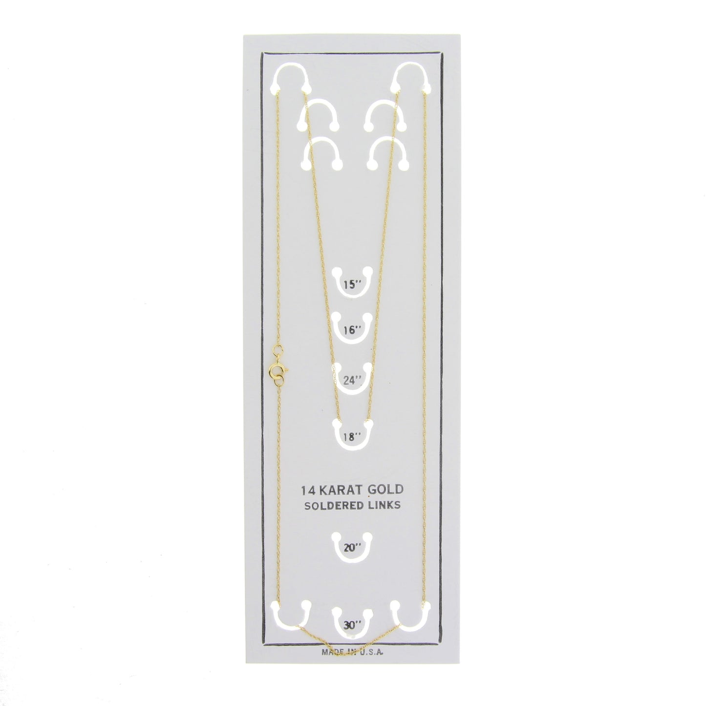 Cadena de Mujer en Oro Amarillo de 14KT