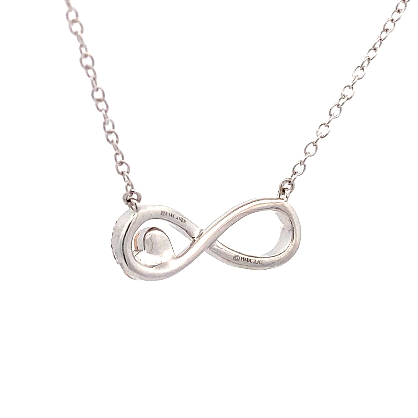 Pendentif Cœur en Diamant en Argent Sterling et Or 14KT