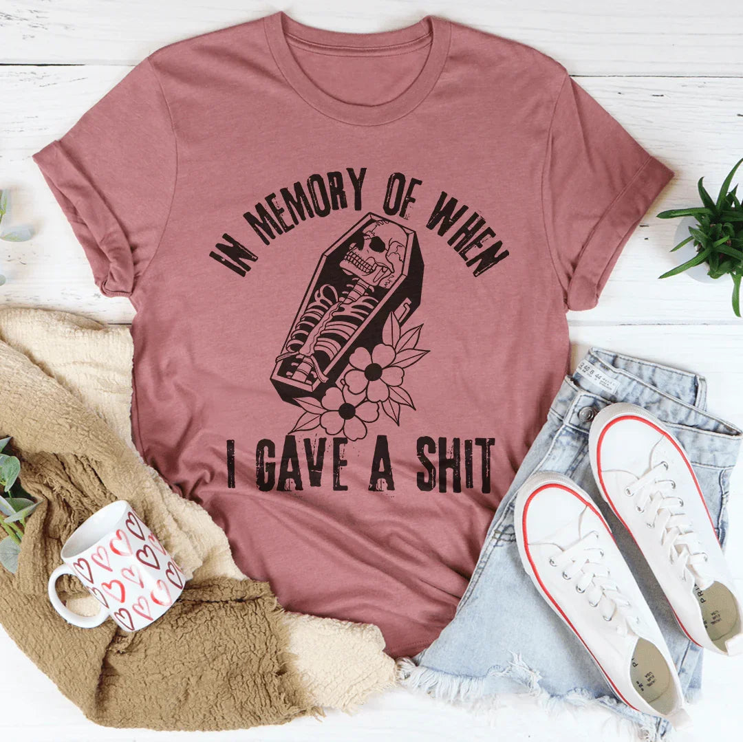 Camiseta En Memoria - Camiseta Suave y Estilosa