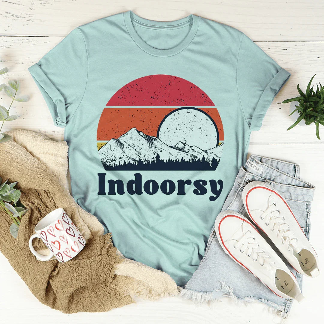 Indoorsy Tee - Soft and Stylish Everyday Wear