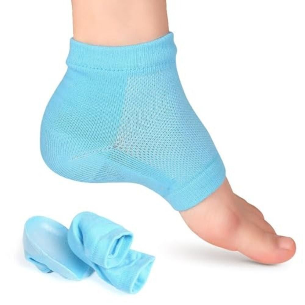 Inner sock pads men's and women's heel covers sports anti slip SEBS semi pad biomimetic thickened sock covers - Korvel