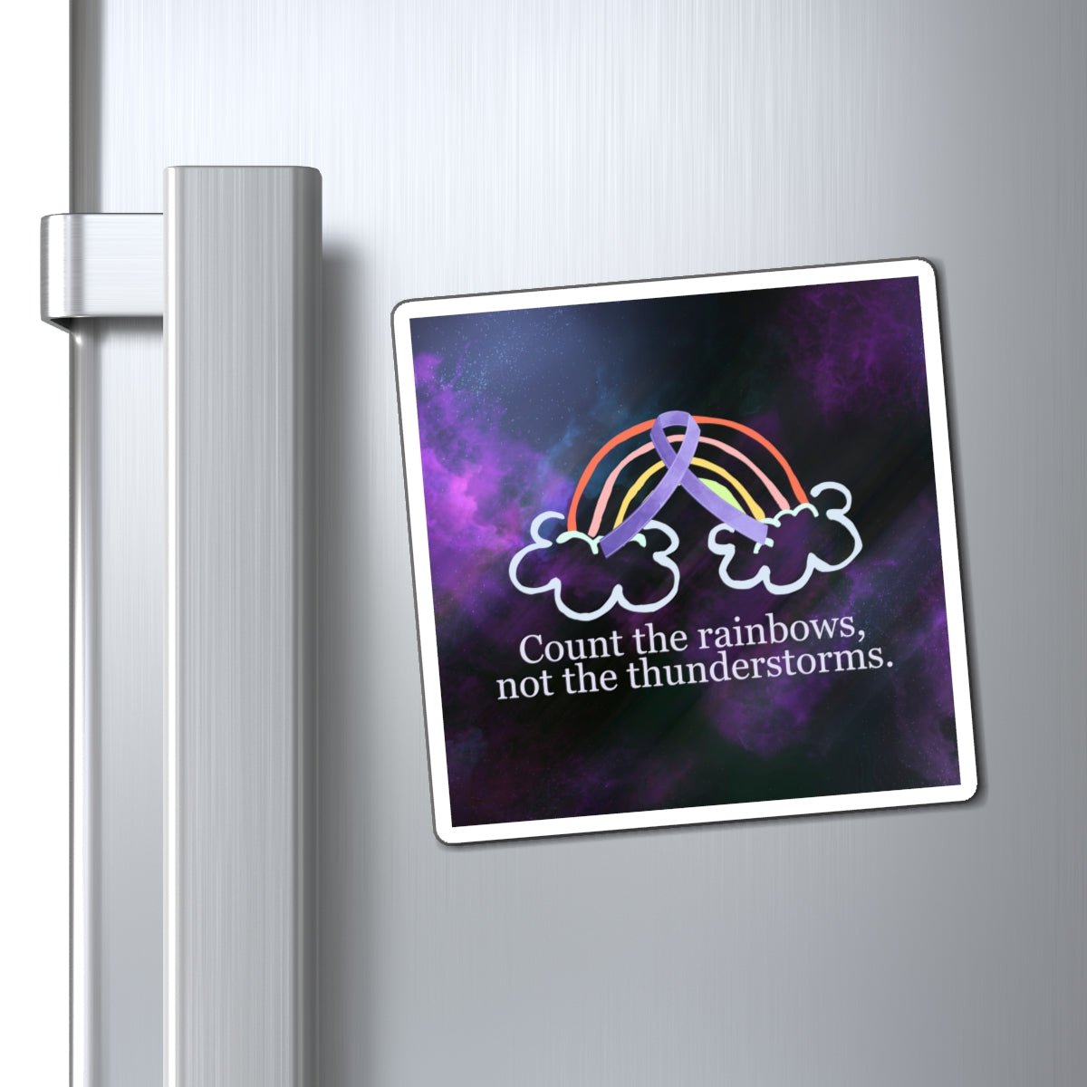 Inspirational Rainbow Magnet - Count the Rainbows