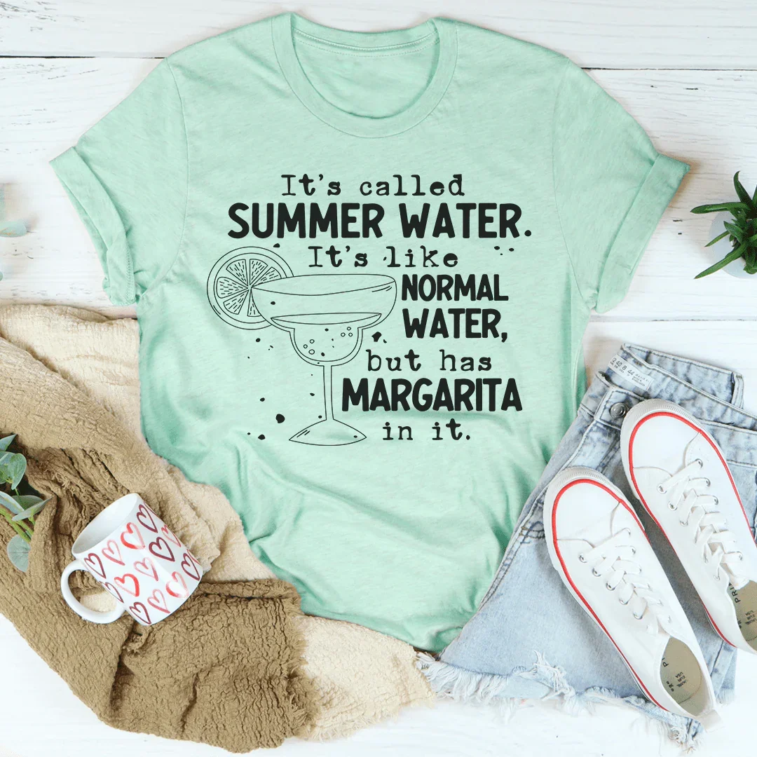 Summer Water Margarita Tee - Soft Cotton Comfort
