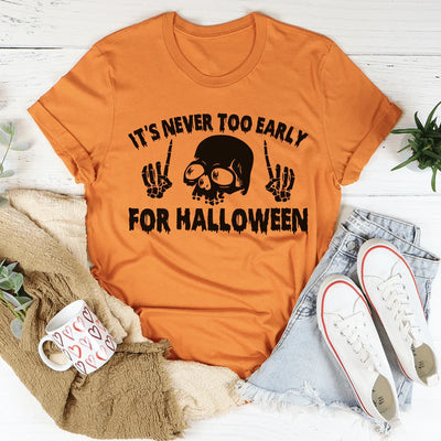 Nunca es demasiado temprano para la camiseta de Halloween