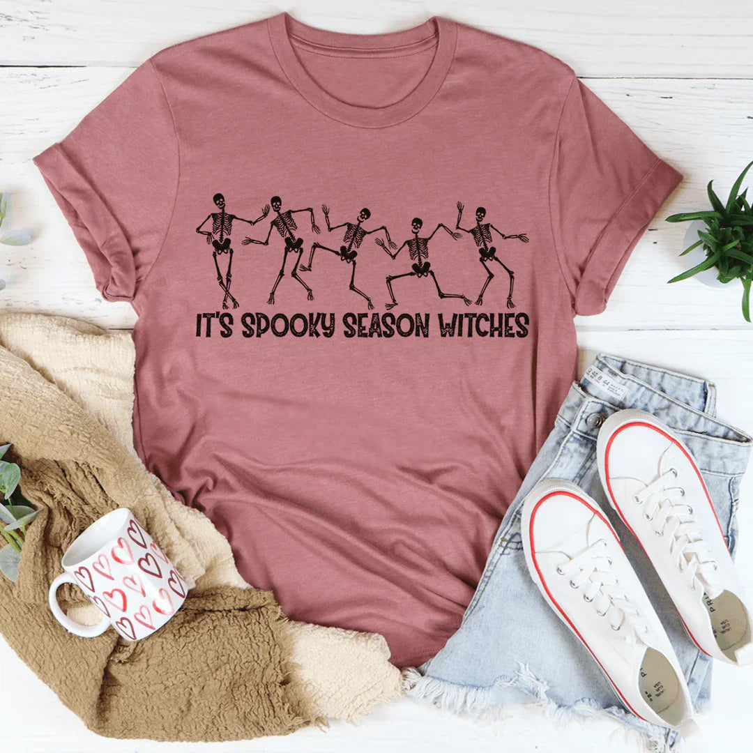 Camiseta de brujas de la temporada espeluznante