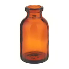 30mL Sterile Amber Glass Vials (50 Pack)