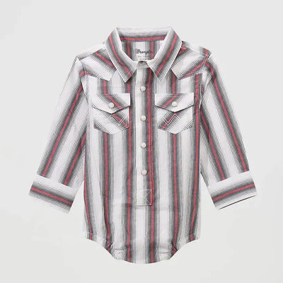 Classic Wrangler Infant Onesie with Vintage Stripes - Korvel