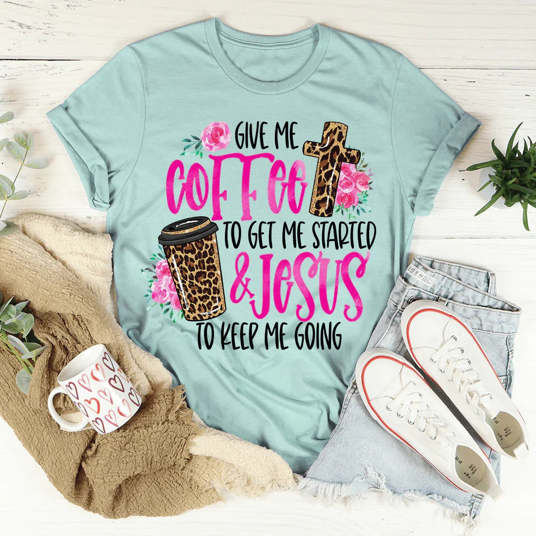 Camiseta Jesús y Café - Abraza la Comodidad y el Estilo