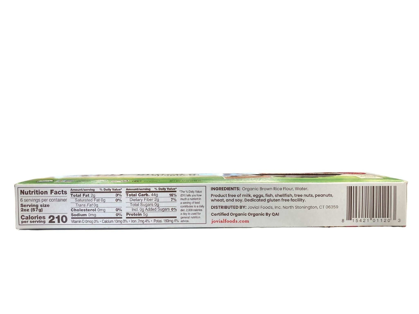 Organic Gluten-Free Brown Rice Spaghetti by Jovial - Korvel