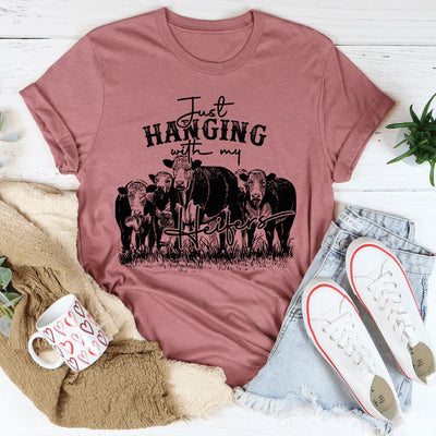Simplemente pasando el rato con mis vaquillas Tee