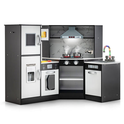 Kids Corner Pretend Kitchen Playset with Washing Basin