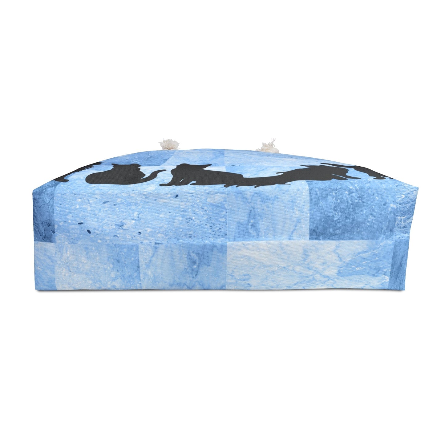 Bolsa de fin de semana Kitties on Blue Block