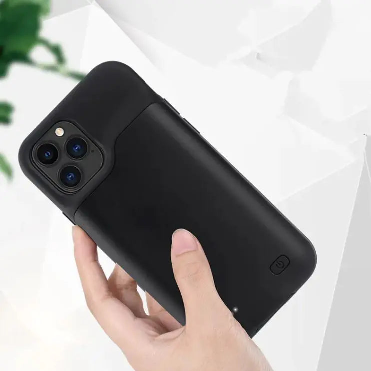 Back Clip Battery Soft Rubber Charging Case