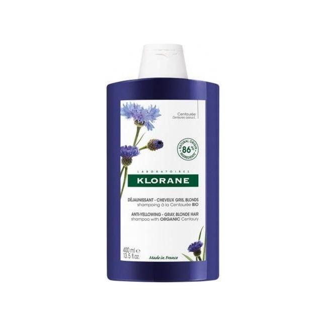 Shampoo anti-jaunissement Klorane au Centaurée - 400 ml