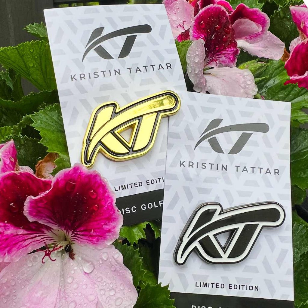 Pin de Golf de Disco KT Logo de Kristin Tattar