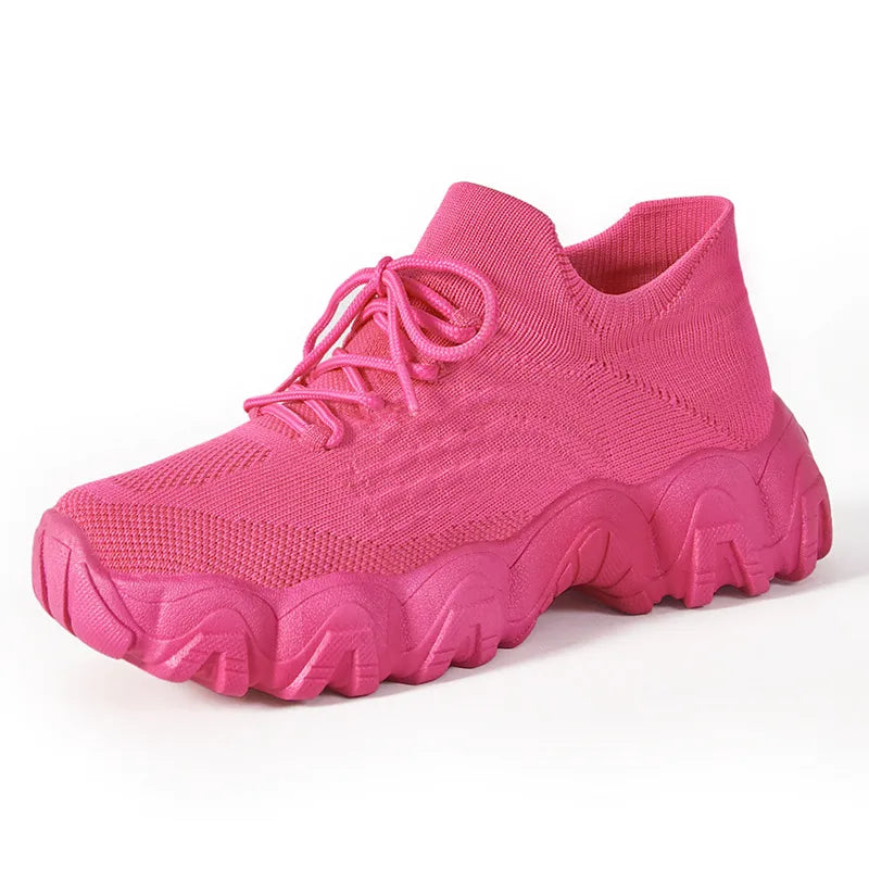 Zapatillas deportivas transpirables con cordones