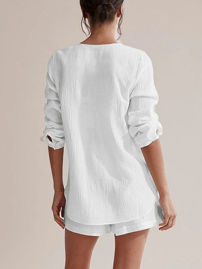 Ladies' Pure Cotton Gauze Summer Pajamas