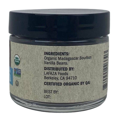 Organic Pure Ground Vanilla from Madagascar - Premium Flavoring - Korvel