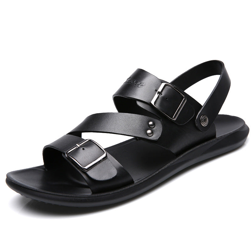 Premium Men's Dual-Use Sandals - Large Size Beach Shoes