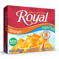Royal Sugar Free Gelatin Orange - 4 Servings