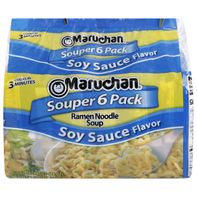 Maruchan Souper Ramen Noodle Soup - Soy Sauce Flavor