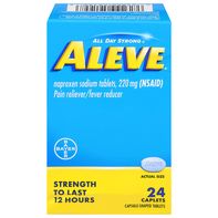 Aleve Soulagement de la douleur/Réducteur de fièvre, 220 mg, Comprimés