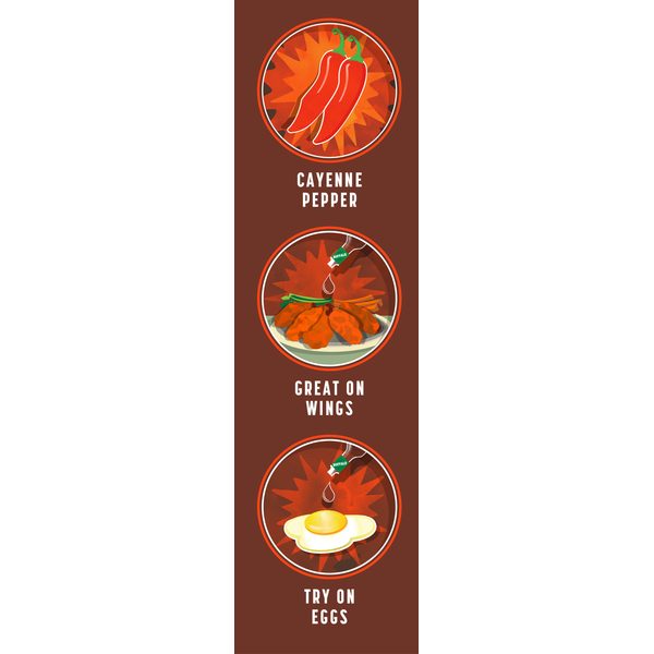 Salsa Estilo Buffalo de la Marca Tabasco