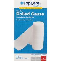 TopCare Gasa Enrollada para Cuidado de Heridas Confiable