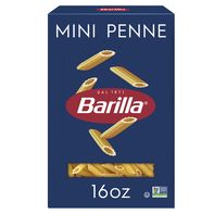 Barilla Mini Penne - Pasta de trigo duro no transgénico