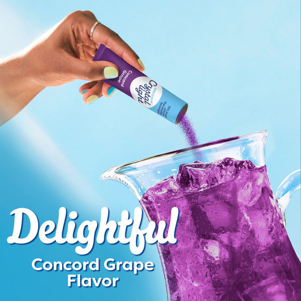 Mezcla de Bebida en Polvo Crystal Light Sabor Uva Concord