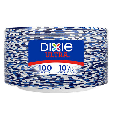 Assiettes en papier DIXIE de 10 pouces - Élégantes et pratiques