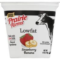 Yogur Bajo en Grasa de Fresa y Plátano de Prairie Farms