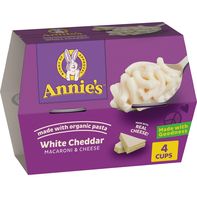 Annie's Organic White Cheddar Macaroni & Cheese Cup