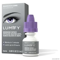 Gouttes oculaires Lumify pour soulager les rougeurs