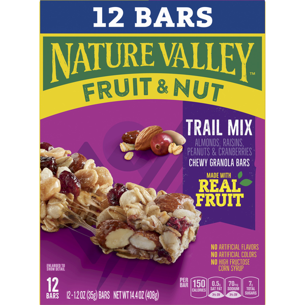 Barras de Granola Nature Valley de Frutas y Nueces