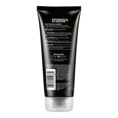 Gel Limpio L'Oreal Studio Line - Fijación Fuerte, Brillo Medio