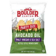 Boulder Canyon Potato Chips, Malt Vinegar & Sea Salt