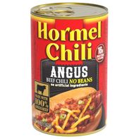 Hormel Chili Angus Beef with No Beans, 14 OZ