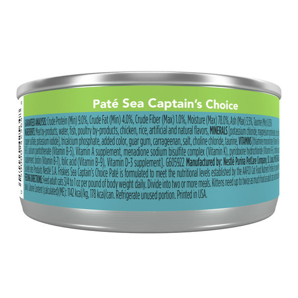 Purina Friskies Nourriture Humide pour Chats Pâté, Choix du Capitaine de Mer