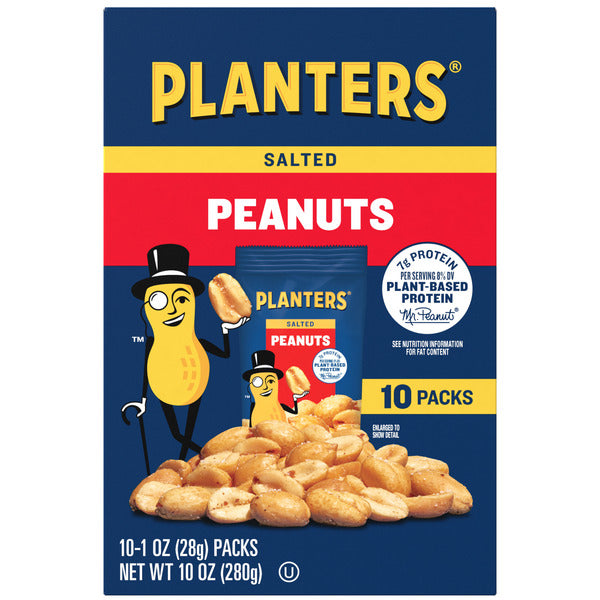 Cacahuetes Salados Planters 10-Pack, 0.62 LB