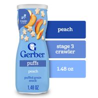Gerber Etapa 3 Snacks de Durazno