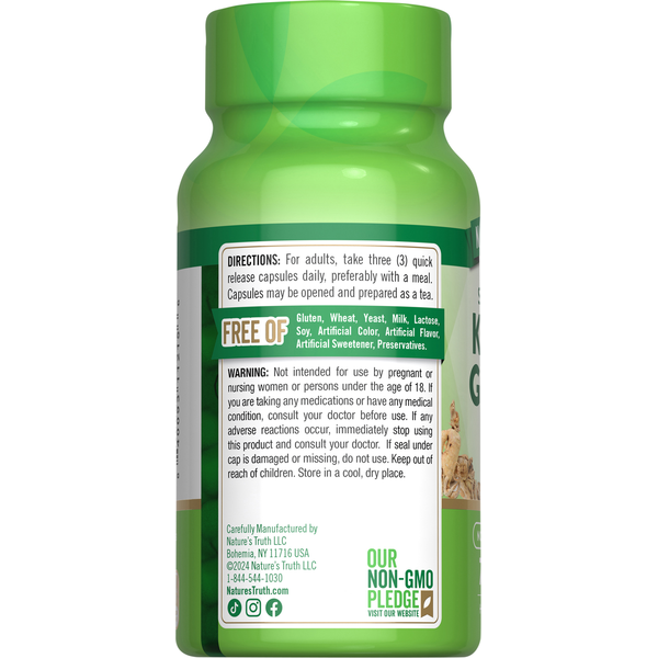 Cápsulas de Ginseng Coreano de Nature's Truth
